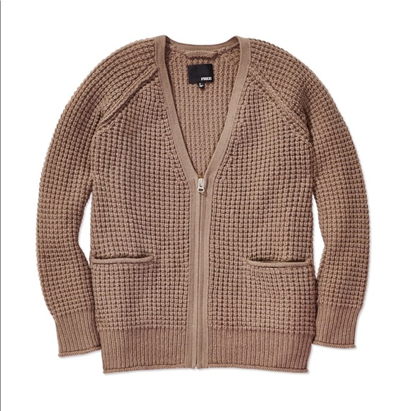 Wilfred Free Marin Cardigan - Walnut (Waffle Knit) - Picture 1 of 6